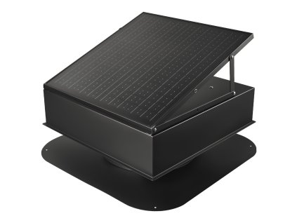 Solárny strešný ventilátor 35W, 2400 CFM, bezkefkový DC motor