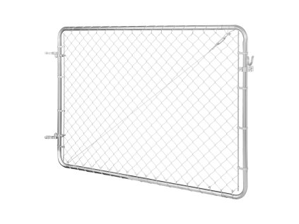 Brána z pletiva nastaviteľná 72×48 in pre 2.2-6 ft × 6 ft pozinkovaná