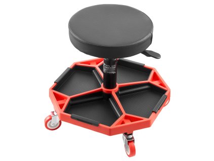 Mechanická stolička na kolieskach, nosnosť 300 lbs, 16.5-21.7 in