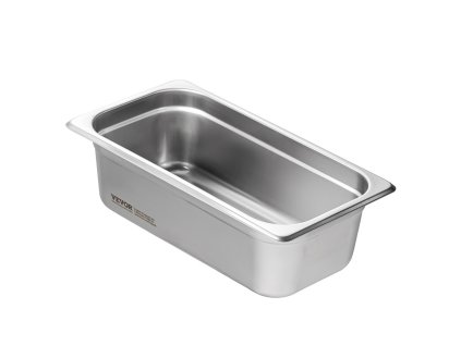 Gastronádoba 1/3, 6 ks, nerez 0.8mm, hĺbka 4-inch, pre gastro