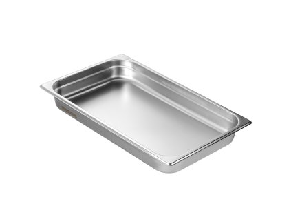 Sada 6 gastronádob gn 1/1, nerez 0,8 mm, hĺbka 2,5" proti zasekávaniu