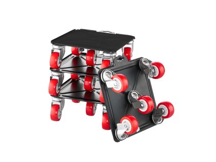 Vozík na presun nábytku, nosnosť 3474 lbs 5 kolies 360°, uhlíková oceľ