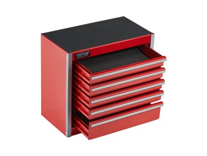 Kovový box na náradie 8.6-inch, 5 zásuviek, eva vložky, pp nožičky