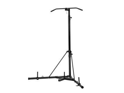 Stojan na boxovací vak 2v1 oceľový s hrazdou nastaviteľný 140 lbs