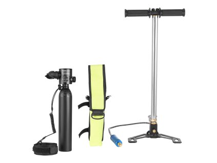 Potápačská fľaša 0.5 l prenosná, dýchanie 5–10 min, do 98.43 ft hĺbky