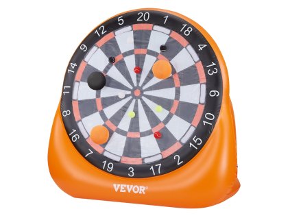 Nafukovací futbalový terč nad 6 ft, 4 kopacie lopty 12 tenisiek, pumpa