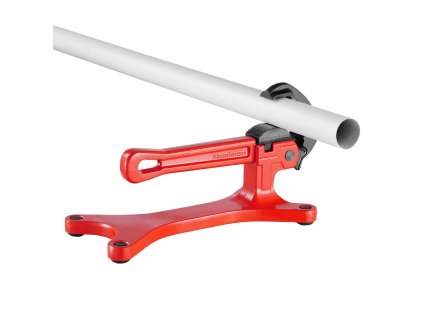 Prenosný hliníkový zverák na rúry, upínacia kapacita 1/8"–1-1/2"