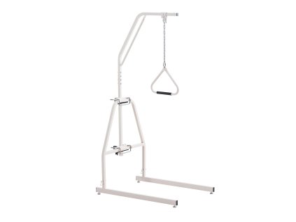 Trapézová tyč na posteľ s objímkami a stojanom, nosnosť 250LBS