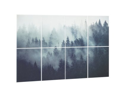 Akustické panely 8 ks 63×23.62×0.4 inch samolepiace na tlmenie zvuku