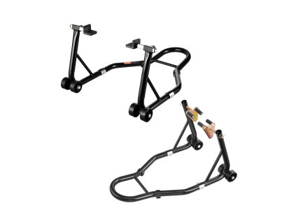 Stojan na zdvíhanie motocyklov 1100lbs predný dual-fork zadný u+l