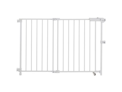 Detská brána nastaviteľná 29.5–43 inches, výška 28 inches, biela