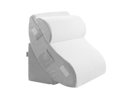 Súprava 4 klinových ortopedických vankúšov, na krk, nohy a chrbát