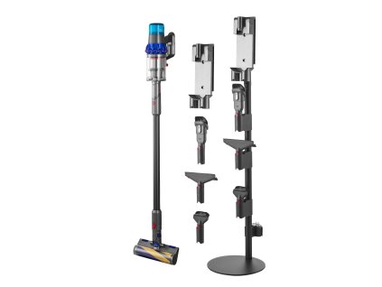 Stojan na vysávač pre V7 V8 V10 V11 V12 V15, 4 protišm., 3 klipy