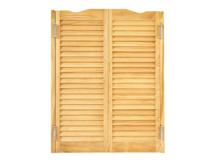 Interiérové kyvné dvere s oblúkom 91.4×106.7 cm, borovica, pánty