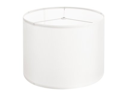 Valcové lampové tienidlo 13 in×13 in×10 in, ľanové, off-white