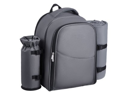 Piknikový batoh pre 2 osoby, izolovaná priehradka, držiak fľaše, deka