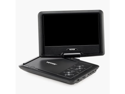 Prenosný dvd prehrávač 10.1 inch hd otočný displej, 4 h batéria