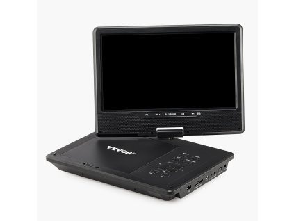 Prenosný dvd prehrávač 9 inch hd otočný displej, 4 h batéria, usb/sd