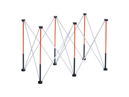 Prenosný skladací pracovný stojan 1267×665 mm, nosnosť 1135 kg