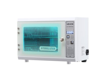 Čistiaci box na nechtové nástroje 12L, časovač, 185nm, tvrdené sklo