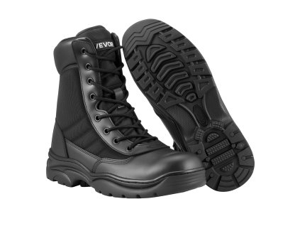 Pánska taktická bojová obuv 203 mm, bočný zips, ľahká, UK 8.5