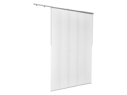 Vertikálne panelové závesy koľajnica 116–218 cm výška do 243 cm, biele