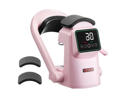 Automatický lis na potlač čiapok, 2 platne, dotykový, ružový