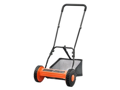 Ručne tlačená valcová kosačka 35 cm, 5 nožov, 15–45 mm, s košom