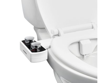 Bidetová nástavba na wc, dve zasúvateľné trysky, nastaviteľný tlak