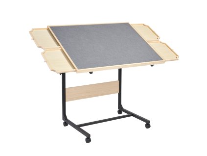 Stôl na skladačky 1500 dielov, 86×63 cm, 4 zásuvky, kolieska, 5 polôh