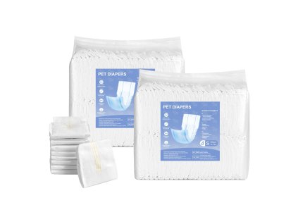 Jednorazové brušné pásy pre samcov s 360° protiúnik, indikátor, 96 ks