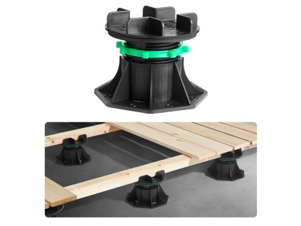 Podperné bloky terasy 8 pcs, 2200 lbs / 997.90 kg, 90–118 mm