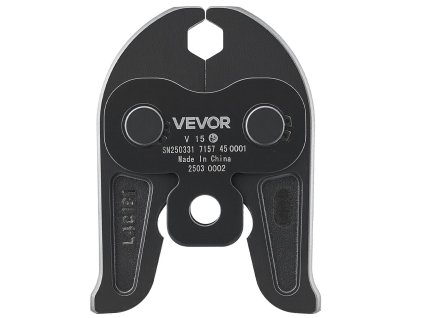 Lisovacia čeľusť 15 mm pre v-typ nerezové rúrky, kalená oceľ