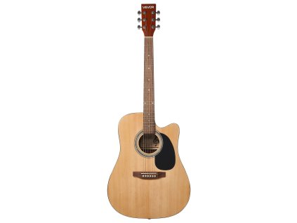 Akustická gitara s výrezom 1041.4 mm (41 inch), prírodná, gig bag