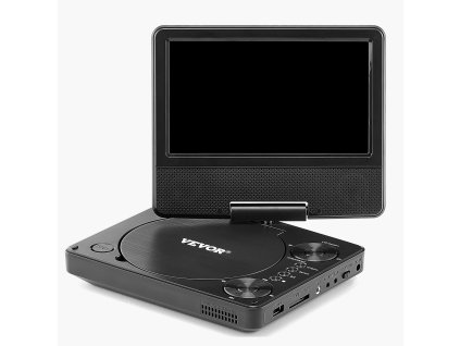 Prenosný dvd prehrávač 7 inch hd displej, 4 h batéria, usb/sd/cd