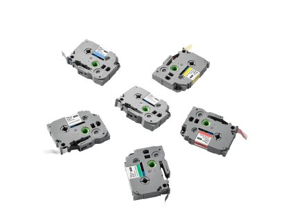 Náhradné pásky do štítkovača, farebné, 0.47 in / 12 mm, 6 ks