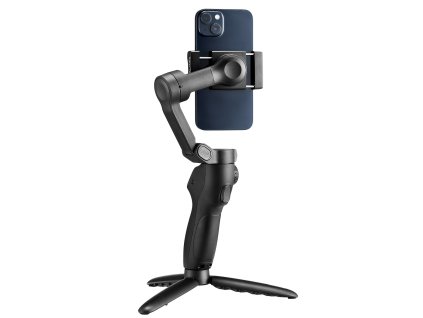 Gimbal pre smartfón 3-osý, sledovanie tváre a objektu, skladací statív