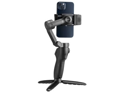 Gimbal stabilizátor pre smartfón 3-osý ai sledovanie, svetlo, skladací