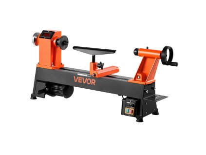 Stolový sústruh na drevo 750 W/1 HP, 0–3800 RPM, 304×465 mm, liatina