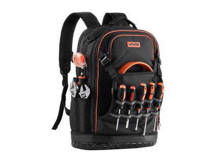 Batoh na náradie, 65 vreciek, priečinok na laptop, tvarované dno