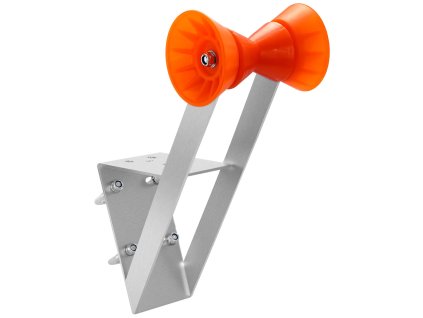 Stojan navijaka na príves, 50.8-76.2 mm, tpu valček, zinkovaný