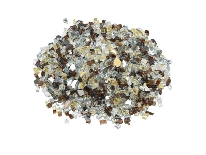 Sklo do krbu 10 lbs/4.5 kg, 1/2-inch/12.7 mm, medené/číre/zlaté