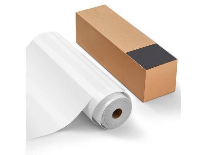 Termotransferový vinyl (htv) lesklý biely 304.8×21336mm na textil