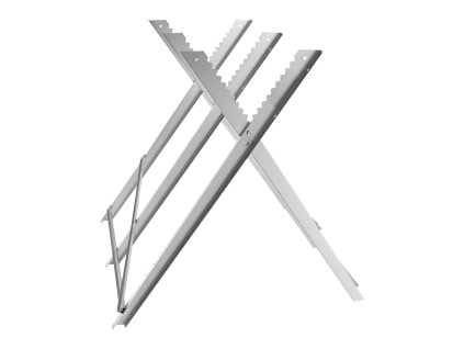 Zložiteľný kovový stojan na pílu, nosnosť 149,7 kg, oceľový rám