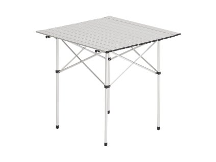 Skladací kempingový stolík, hliníkový, rolovací, ľahký s puzdrom