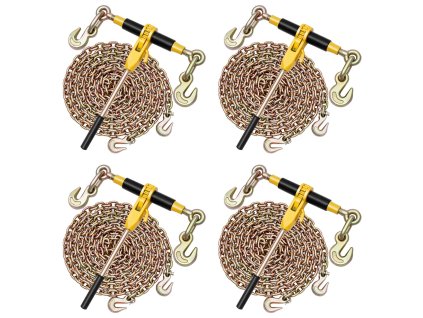 Ráčňový napínač reťaze s g80 reťazou 10 mm×6.1 m nosnosť 4173 kg