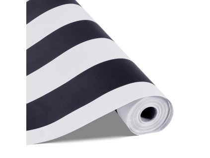 Samolepiaca tapeta 45cm×15m, čierno-biela geometrická vinylová
