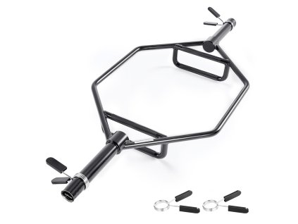 Trap bar (šesťhranná tyč) 50 mm, nosnosť 360 kg, drážkované úchyty