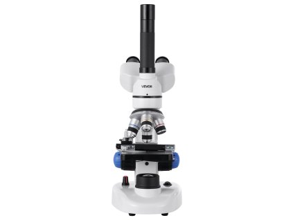 Trinokulárny mikroskop 40–5000X, hliníkové telo, led držiak na telefón