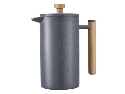 French press na kávu 1 liter nerez dvojstenný s filtrom čierny